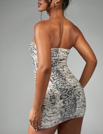 Rochie scurta Missguided, gri