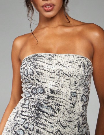 Rochie scurta Missguided, gri
