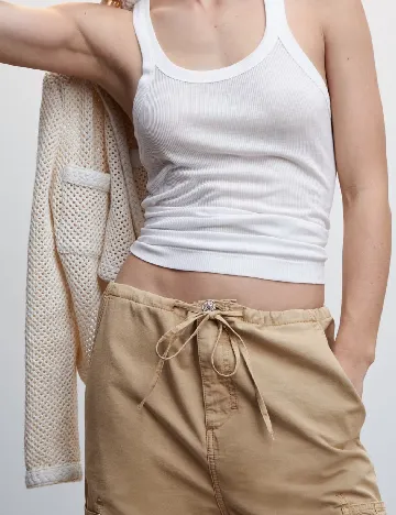 Pantaloni Mango, maro