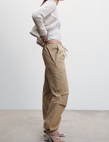 Pantaloni Mango, maro