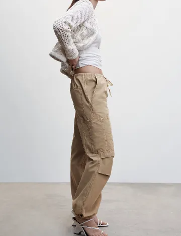 Pantaloni Mango, maro