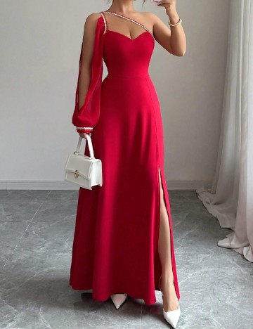 Rochie lunga SHEIN, rosu