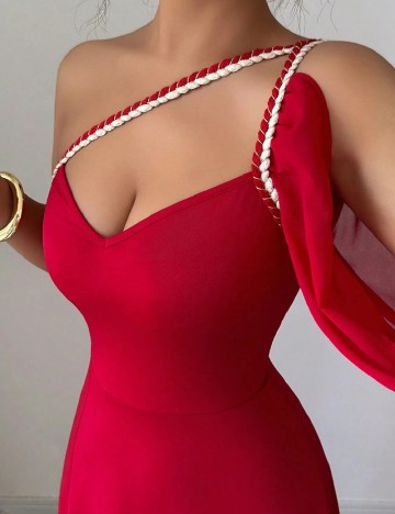 Rochie lunga SHEIN, rosu