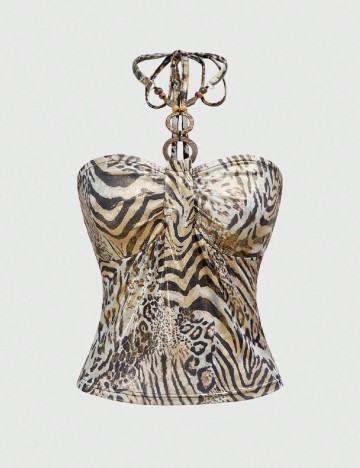 Top Romwe Plus Size, mix culori