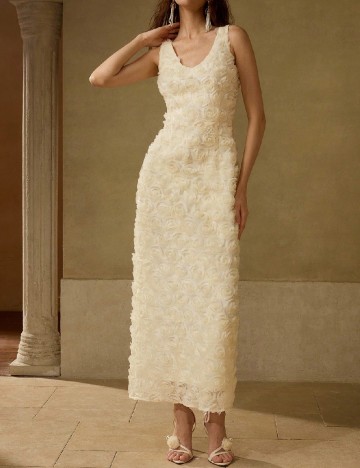 Rochie lunga MOTF, galben