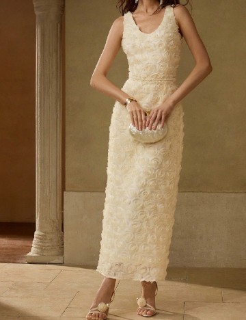Rochie lunga MOTF, galben