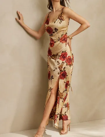 Rochie lunga L Amorae, floral print