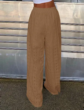 Pantaloni Dazy, maro