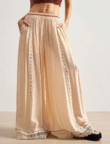 Pantaloni SHEIN, crem