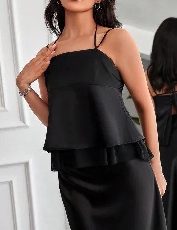 Top SHEIN, negru