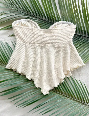 Top SHEIN CURVE, crem