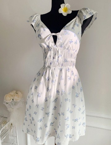 Rochie scurta SHEIN, alb