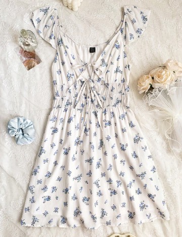 Rochie scurta SHEIN, alb