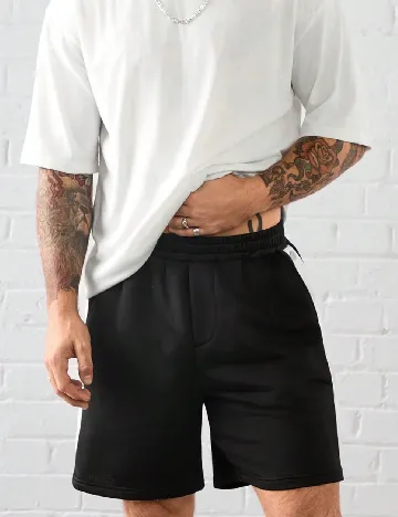 Pantaloni scurti SHEIN, negru
