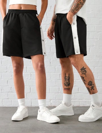Pantaloni scurti SHEIN, negru