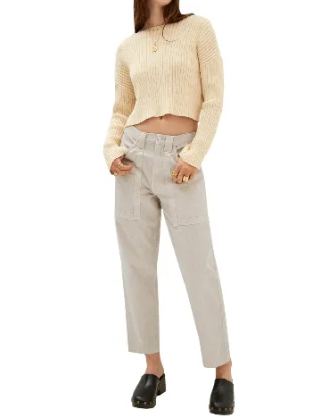 Pantaloni Mango, bej