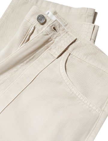 Pantaloni Mango, bej