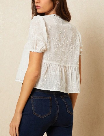 Bluza Poeselle, alb