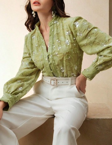 Camasa Anewsta, verde