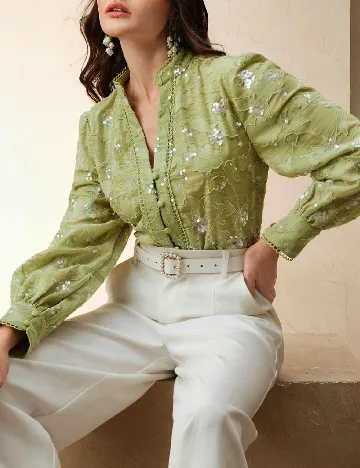 Camasa Anewsta, verde