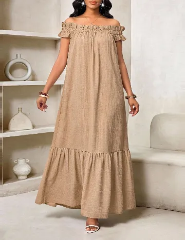 Rochie lunga SHEIN, maro