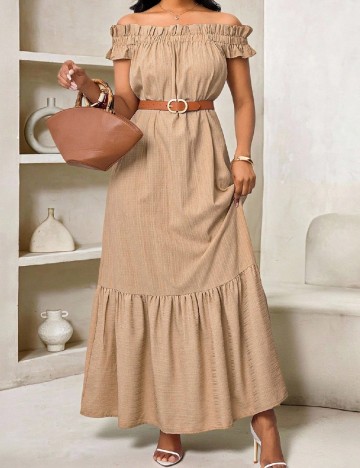 Rochie lunga SHEIN, maro