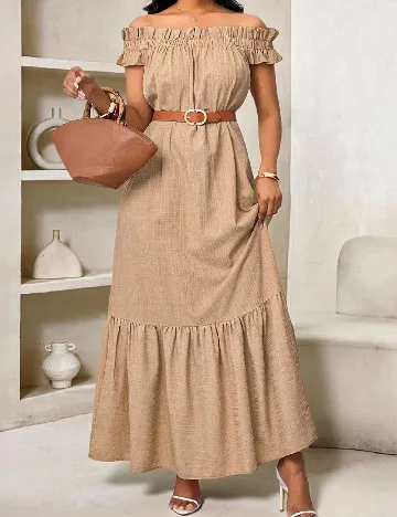 Rochie lunga SHEIN, maro