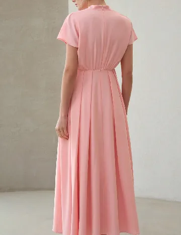 Rochie lunga MOTF, roz
