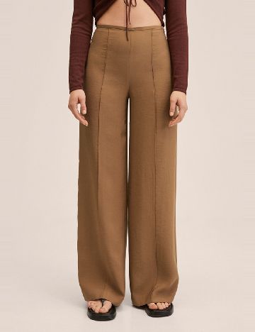 Pantaloni Mango Violeta, maro