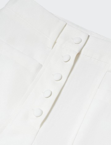 Pantaloni Mango, alb