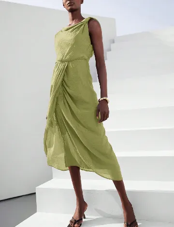 Rochie medie SHEIN, verde