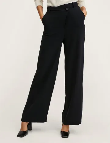 Pantaloni Mango Violeta, negru
