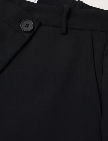 Pantaloni Mango Violeta, negru