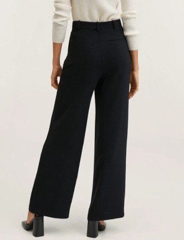 Pantaloni Mango Violeta, negru