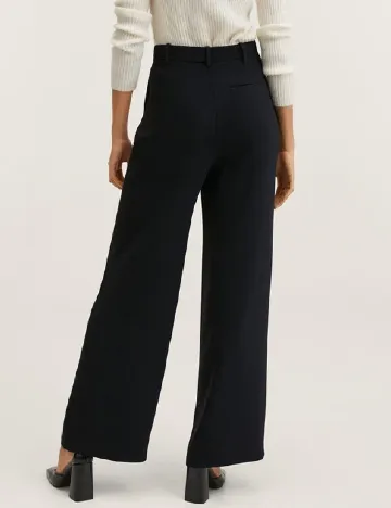 Pantaloni Mango Violeta, negru