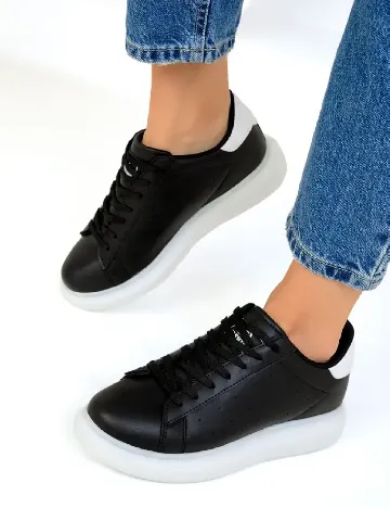 Adidasi Dark Step, negru