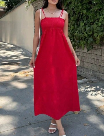 Rochie medie SHEIN, rosu