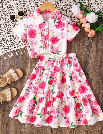 Compleu Shein Kids, mix culori