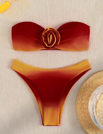 Costum de baie SHEIN, mix culori