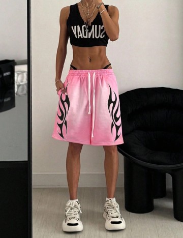 Pantaloni scurti SHEIN, roz