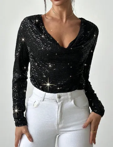 Bluza SHEIN, negru