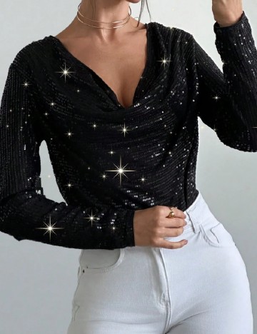 Bluza SHEIN, negru