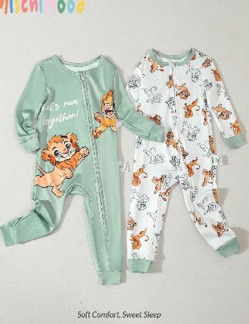 Set salopete 2 bucati Shein Kids, mix culori