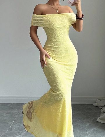 Rochie lunga SHEIN, galben