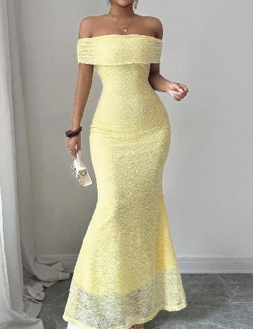 Rochie lunga SHEIN, galben
