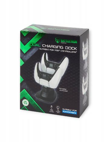 Stație de încărcare pentru controlere PS 5 Battletron, negru