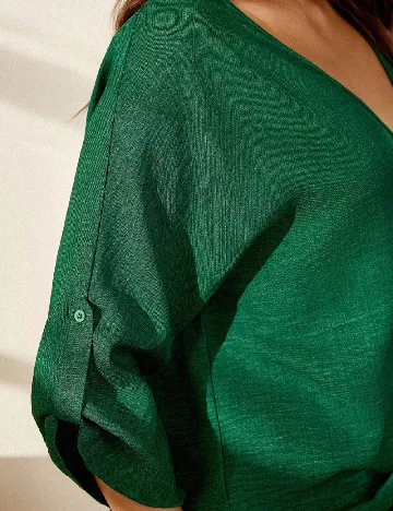 Bluza SHEIN CURVE, verde