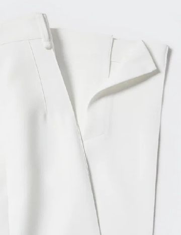 Pantaloni Mango, alb