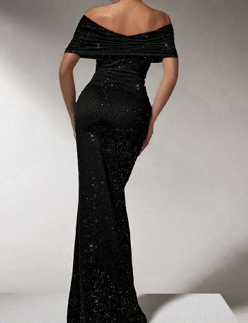 Rochie lunga SHEIN CURVE, negru