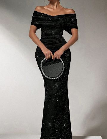 Rochie lunga SHEIN CURVE, negru